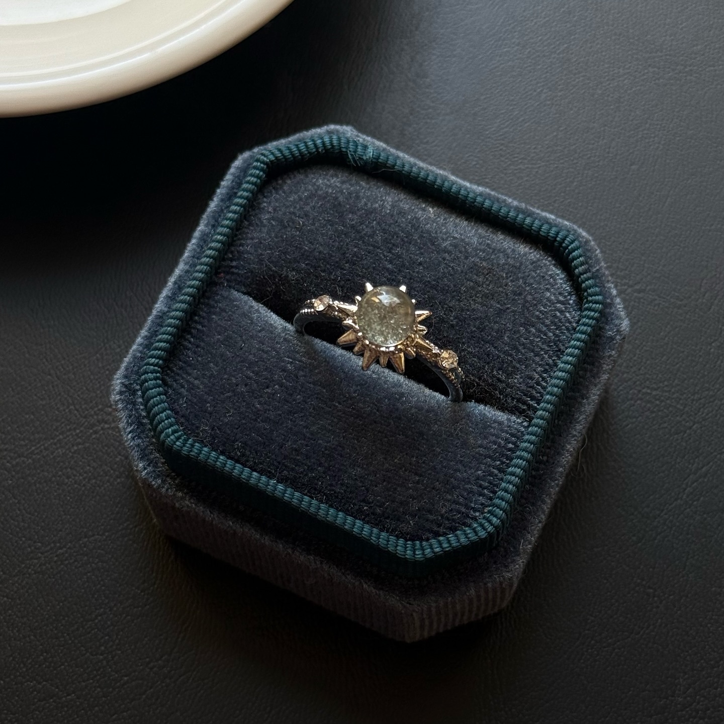 [原石] 幽靈水晶 戒指