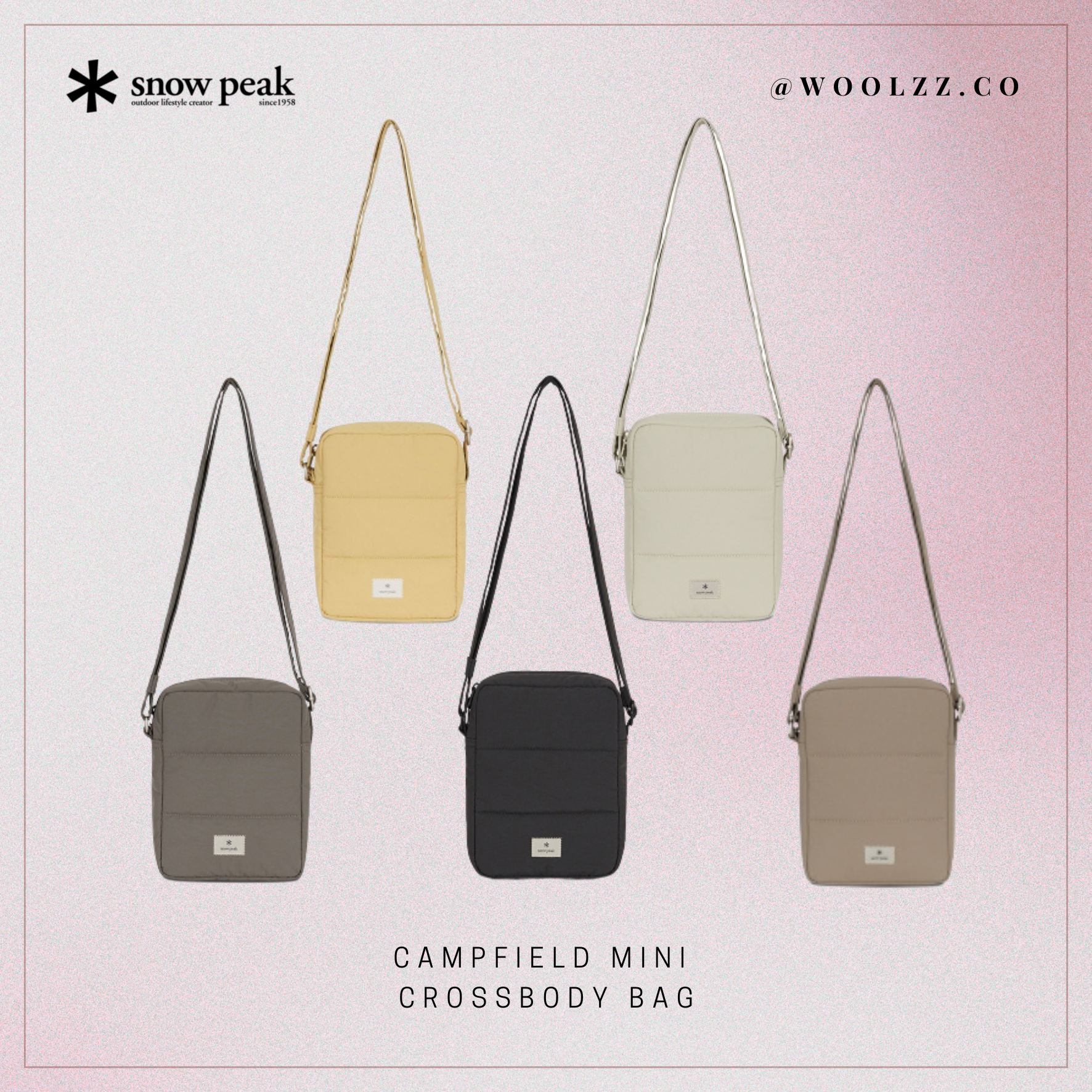 Snow Peak Campfield 迷你斜背包  S24FUC-CB14