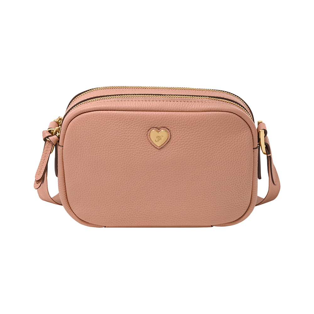 Danni 真皮相機 斜背包-粉紅色 ZB11121682