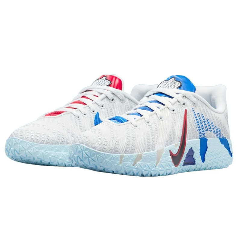 〈西門實體店1/8到貨〉童鞋 女鞋 NIKE JA 3 GS 白灰紅藍太空人 MORANT 莫蘭特 回彈 實戰 緩震 籃球鞋【IQ0839-001】JA3