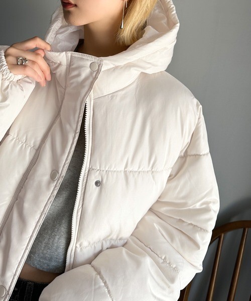 【OWN】JAVA JP 連帽 羽絨 大外套 保暖 填充 成人 黑色 米色 咖啡色