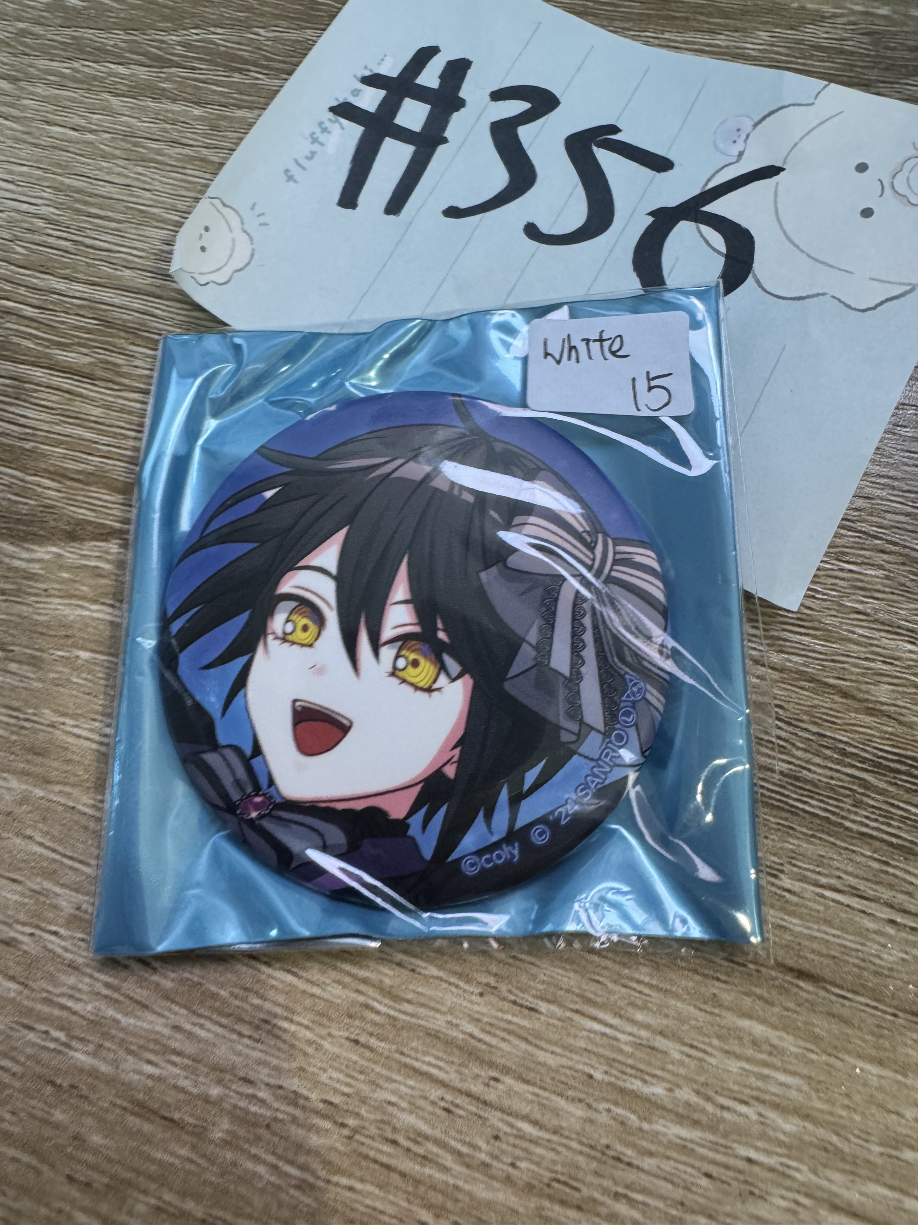 魔法使的約定 WHITE 襟章#356