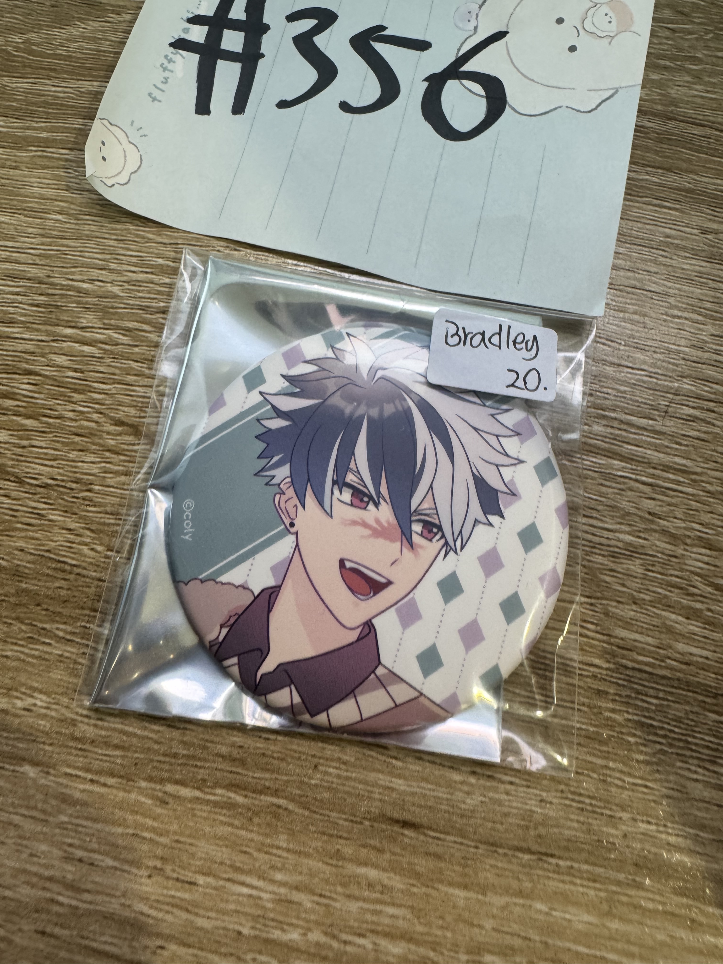 魔法使的約定 BRADLEY 襟章#356