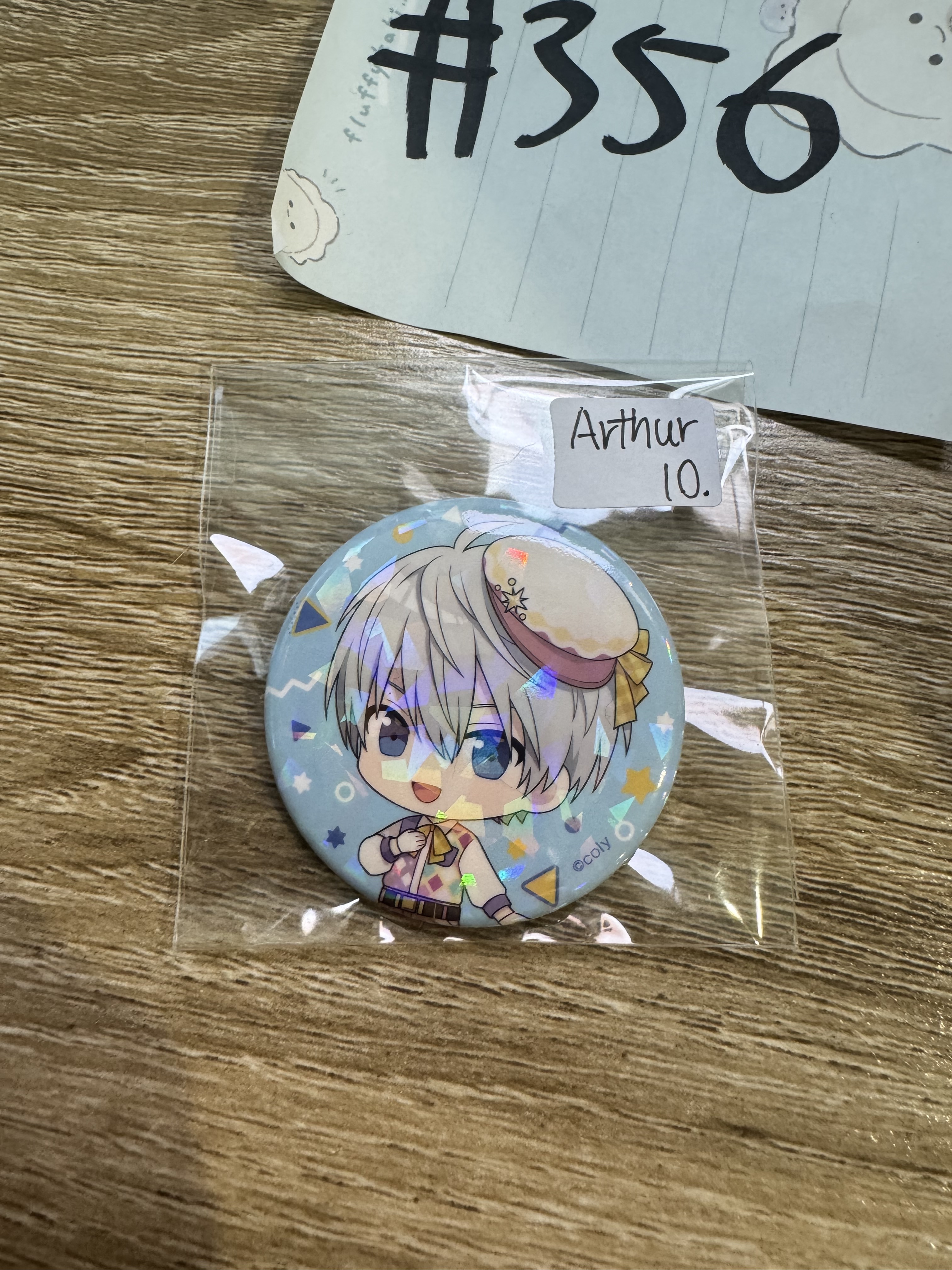 魔法使的約定 ARTHUR 襟章#356