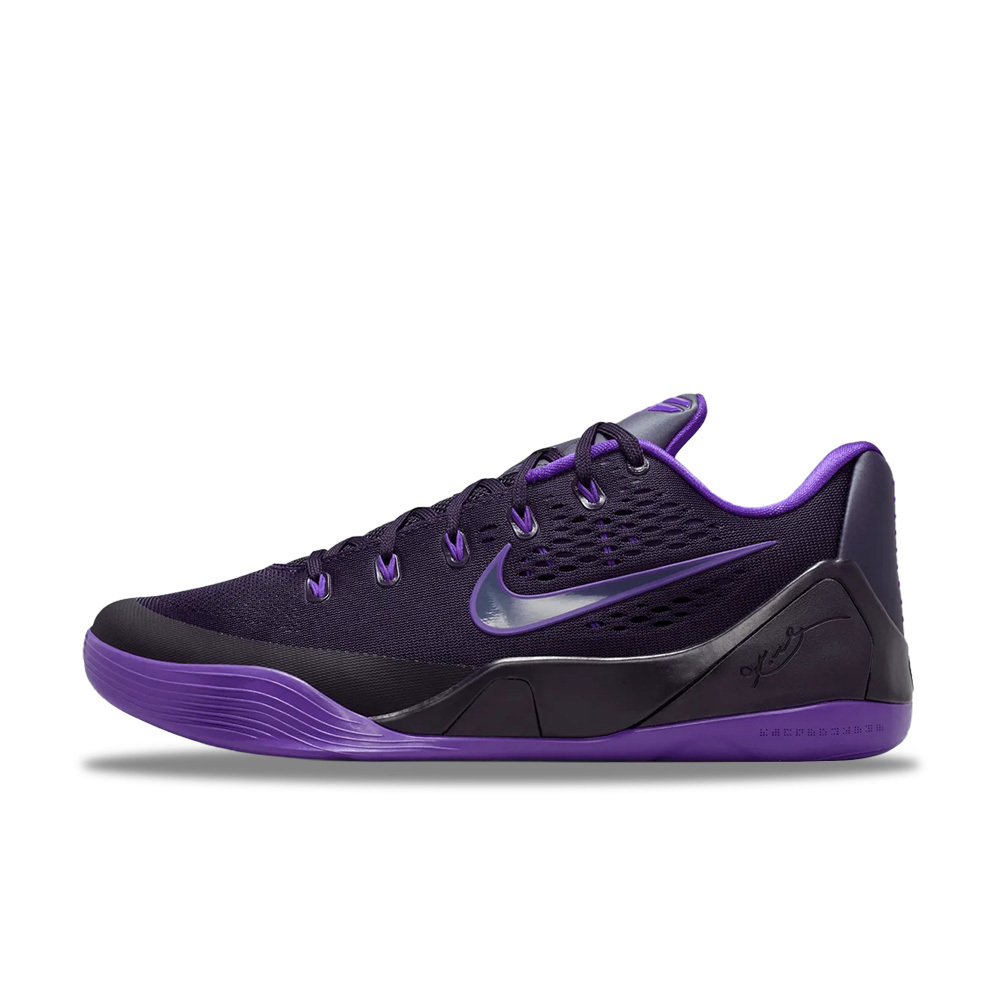 Nike Kobe 9 EM Low TB 黑紫 GS 緩震 透氣 運動鞋 大童鞋 IM6642-500
