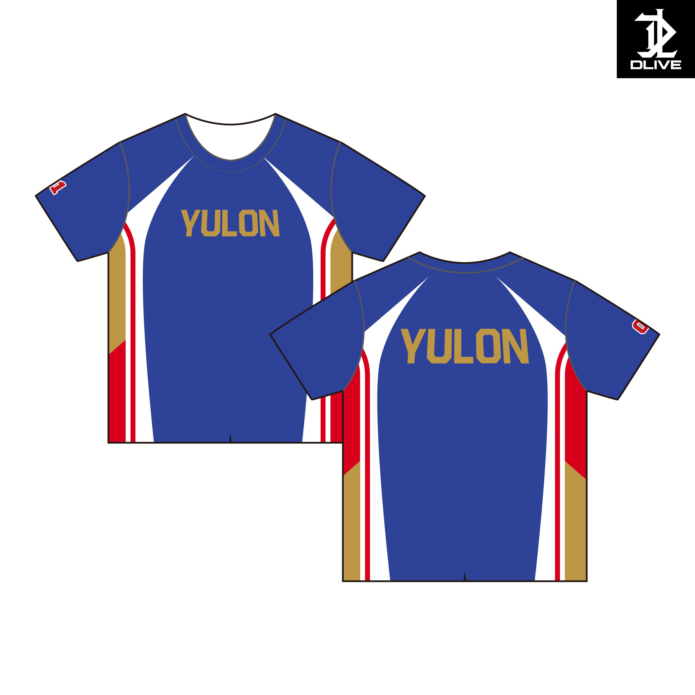 【DLIVE X 裕隆】全彩昇華機能短T-隆耀降臨 (預購款)