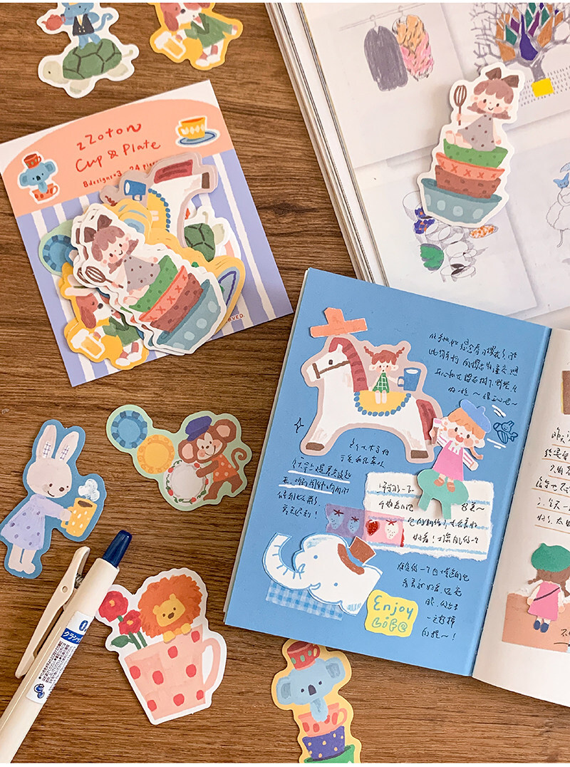 Molinta Sticker Flakes - Cup & Plate