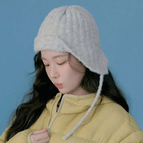 Covernat｜Woman Clover Heart Boucle Trooper Hat [2 colors]