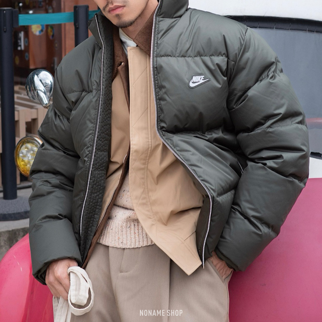 NIKE SPORTSWEAR CLUB Therma-FIT 鴨絨 保暖 麵包 寬鬆 羽絨外套 (男款)