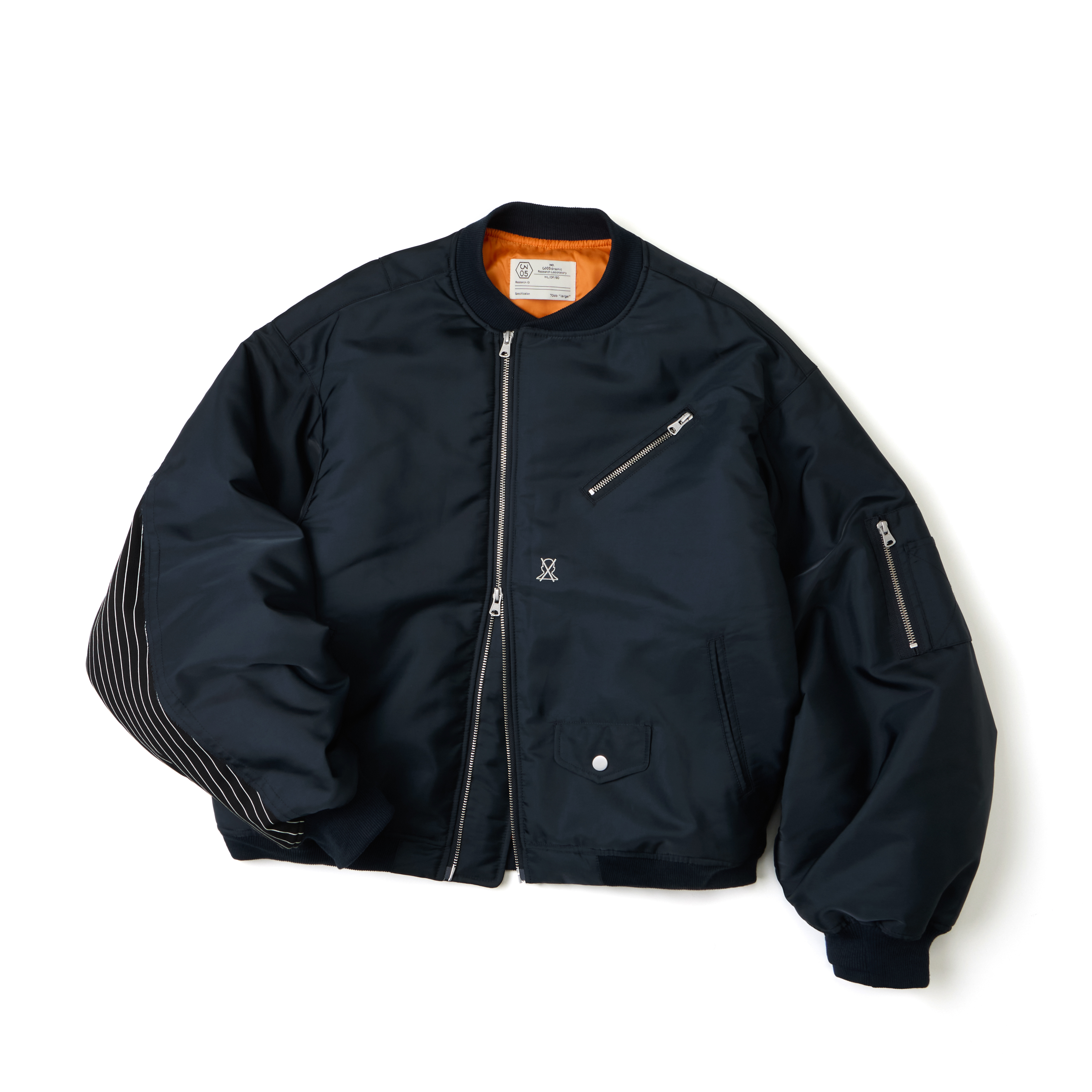 Wall of Sound - W10S “FORM” Rider-Flight Jacket - Navy