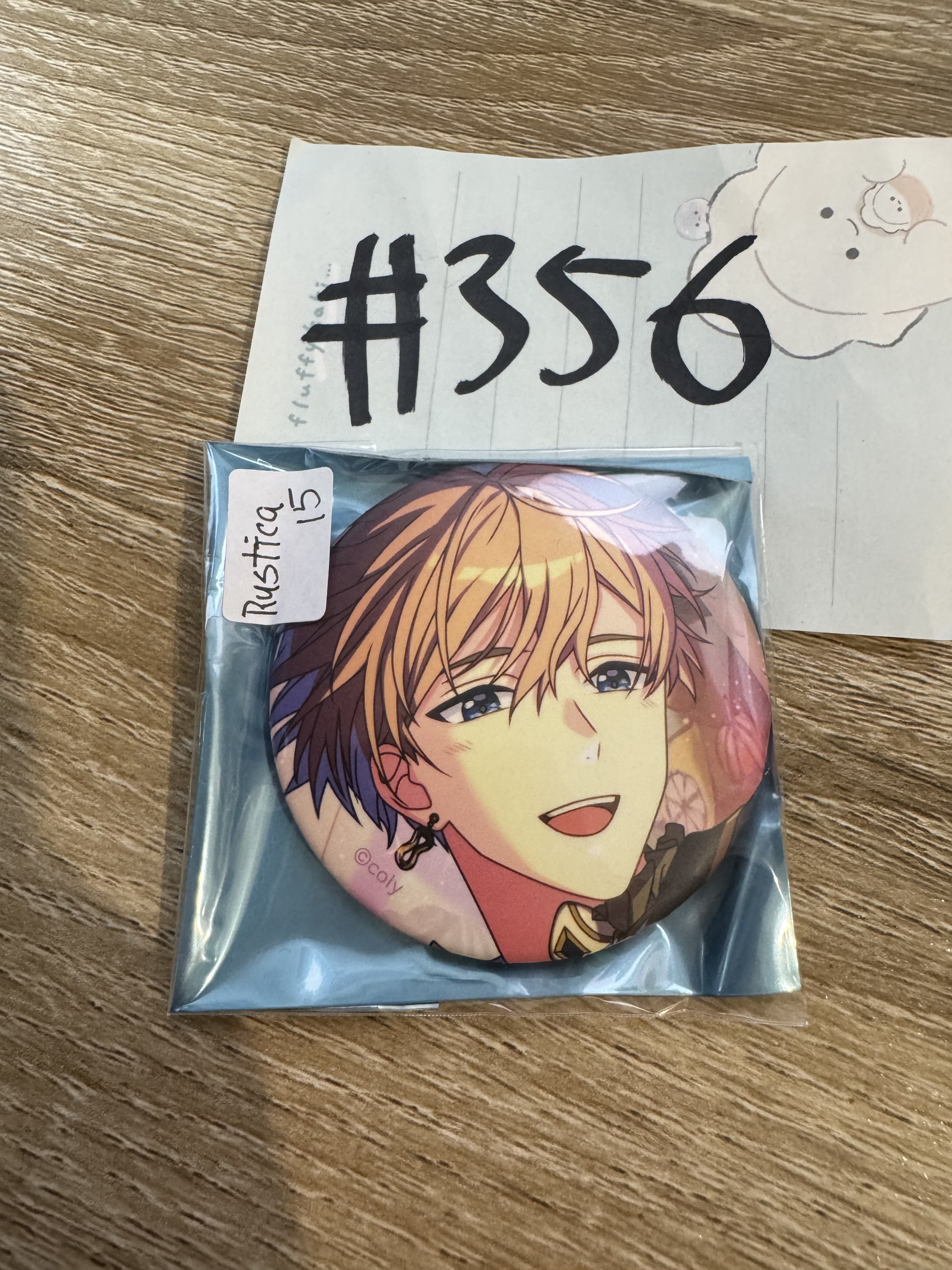 魔法使的約定 RUSTICA 襟章#356