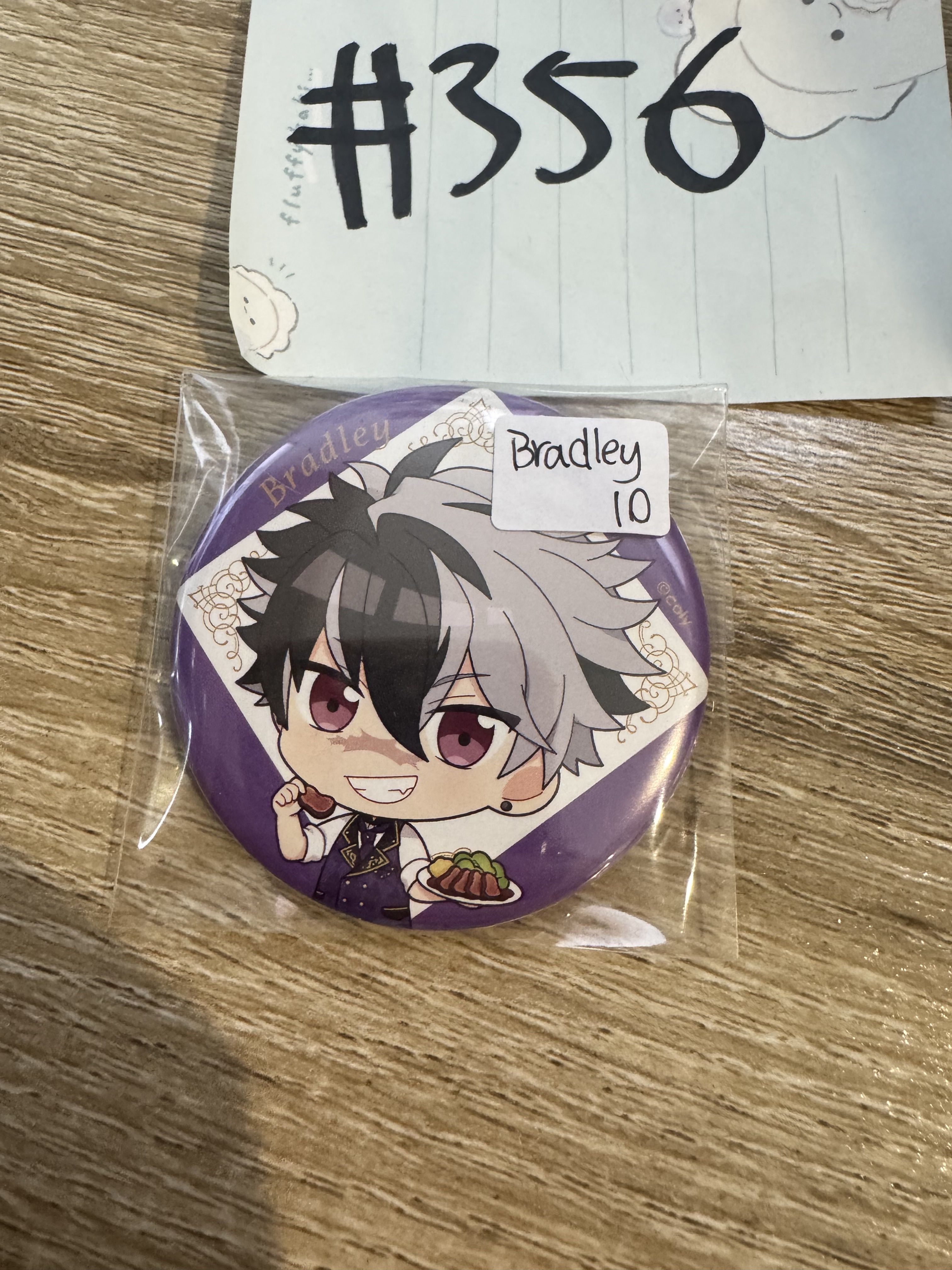 魔法使的約定 BRADLEY 襟章#356