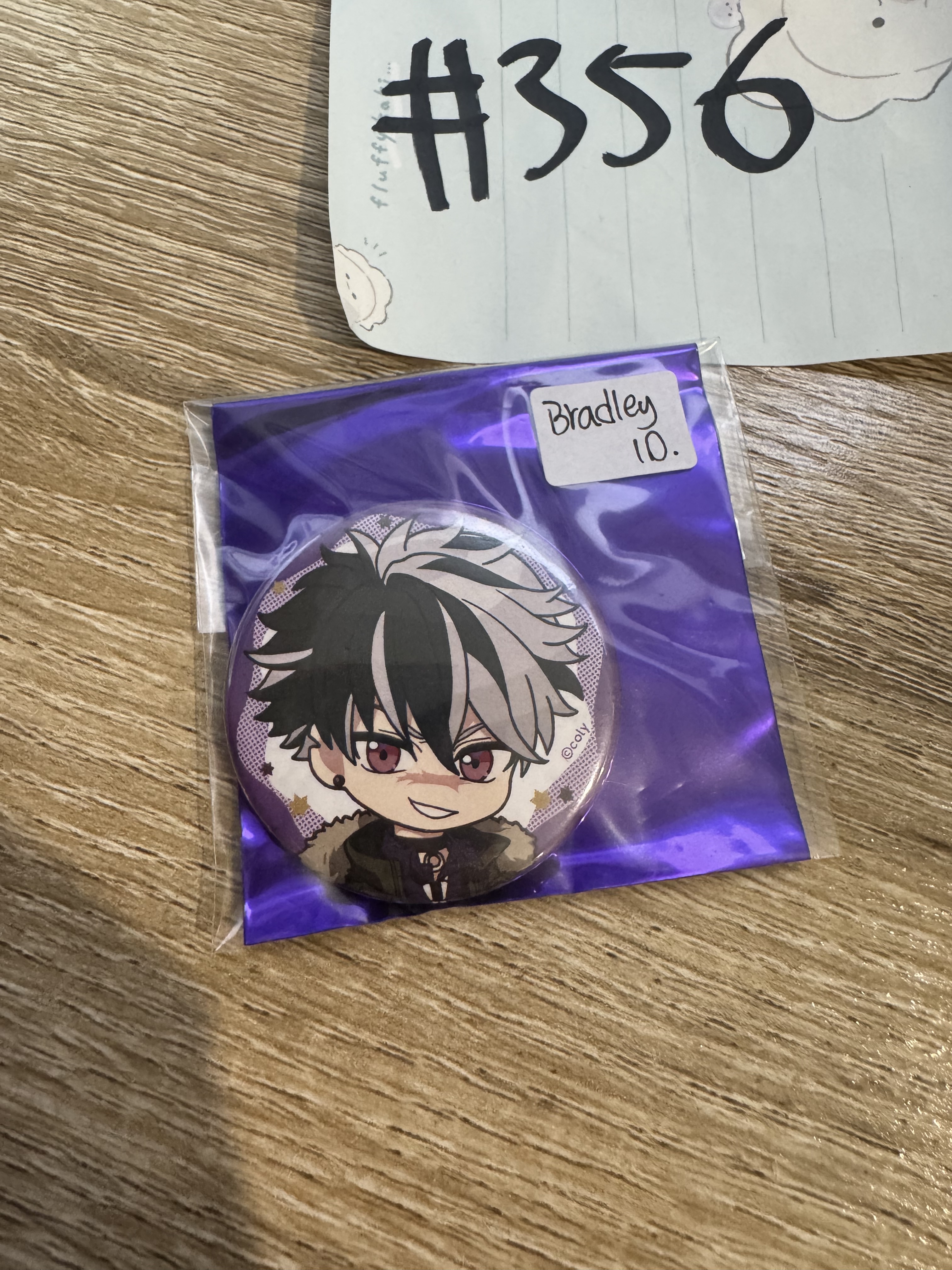 魔法使的約定 BRADLEY 襟章#356