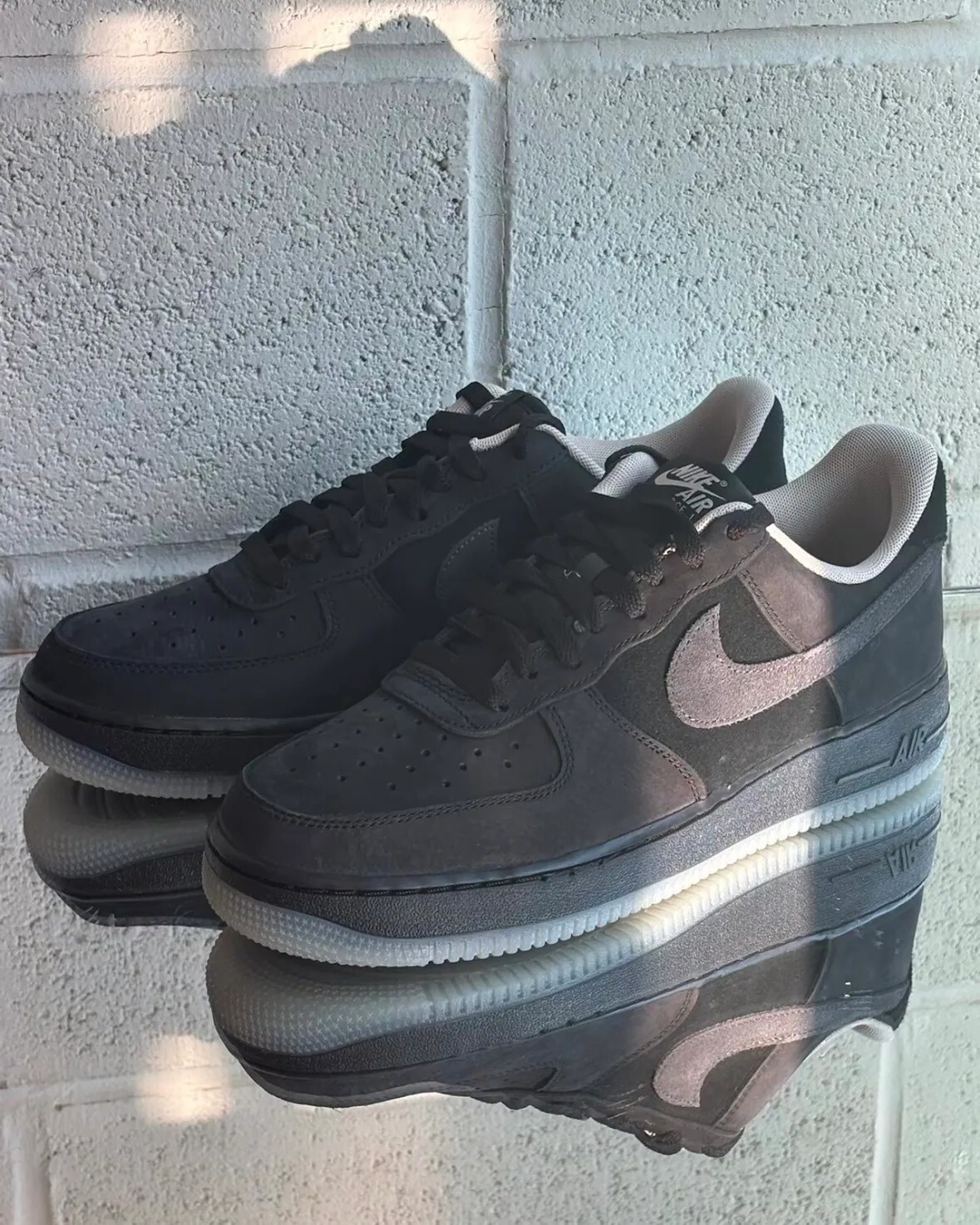 "代購" Nike Air Force 1 Low AF1 麂皮 復古 黑灰 IQ9791-001