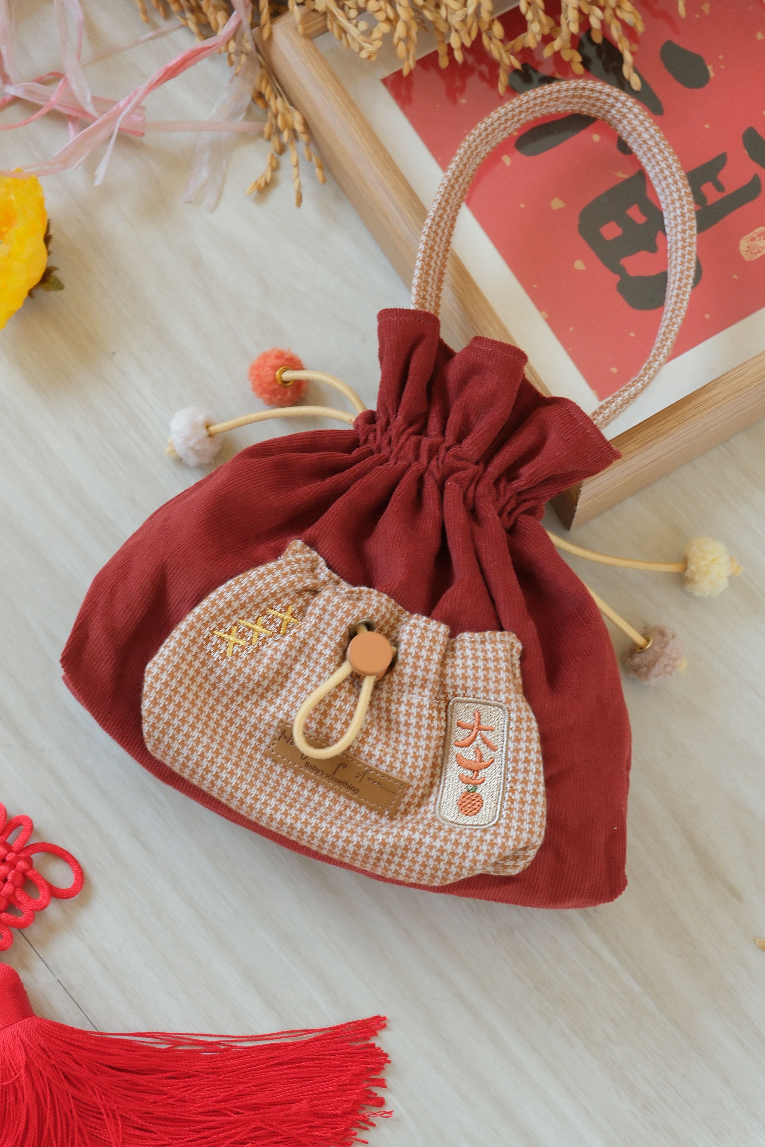 (瑕疵）Hi Y.P store-手作揹包-小財神束口揹包-大吉