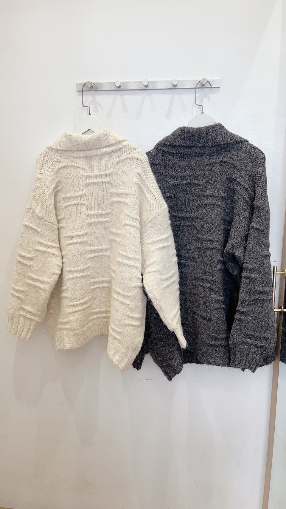 翻領開衫糯米外套s