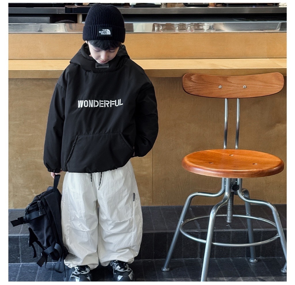 抓褶抽繩綁帶磨毛防風褲 / 2色