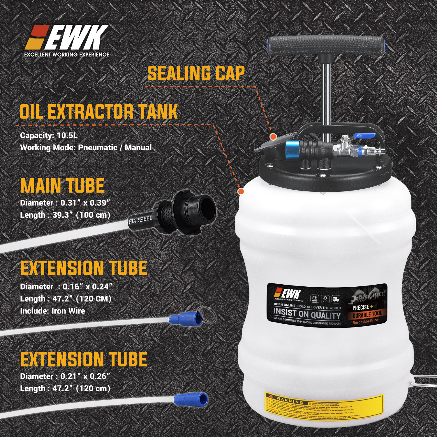 9L Vacuum Oil Fluid Suction Extractor Changer Manual Fuel Pump Tank 9L Vacuum Oil Fluid Suction Extractor Changer Manual Fuel Pump Tank