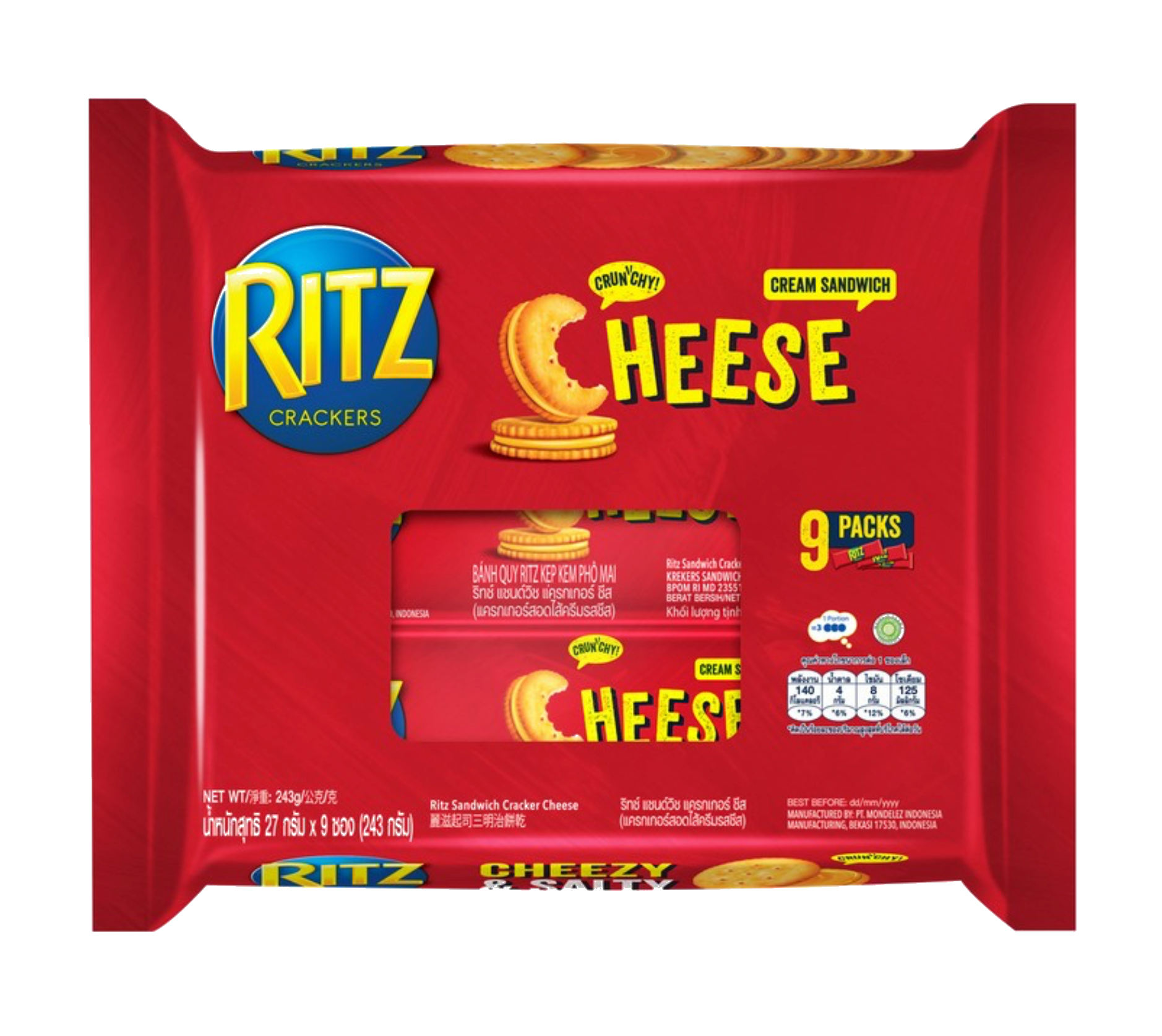 RITZ 芝士夾心餅 243g