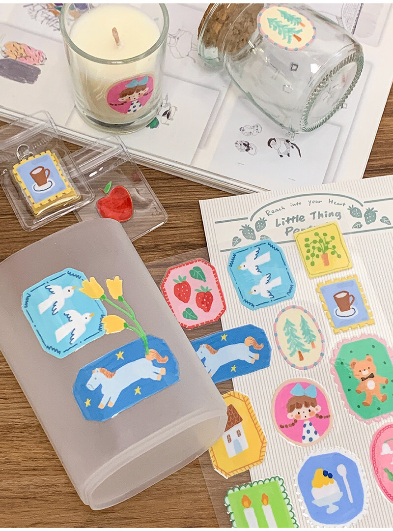 Molinta Sticker Sheet - Waterproof - Little Thing Portrait