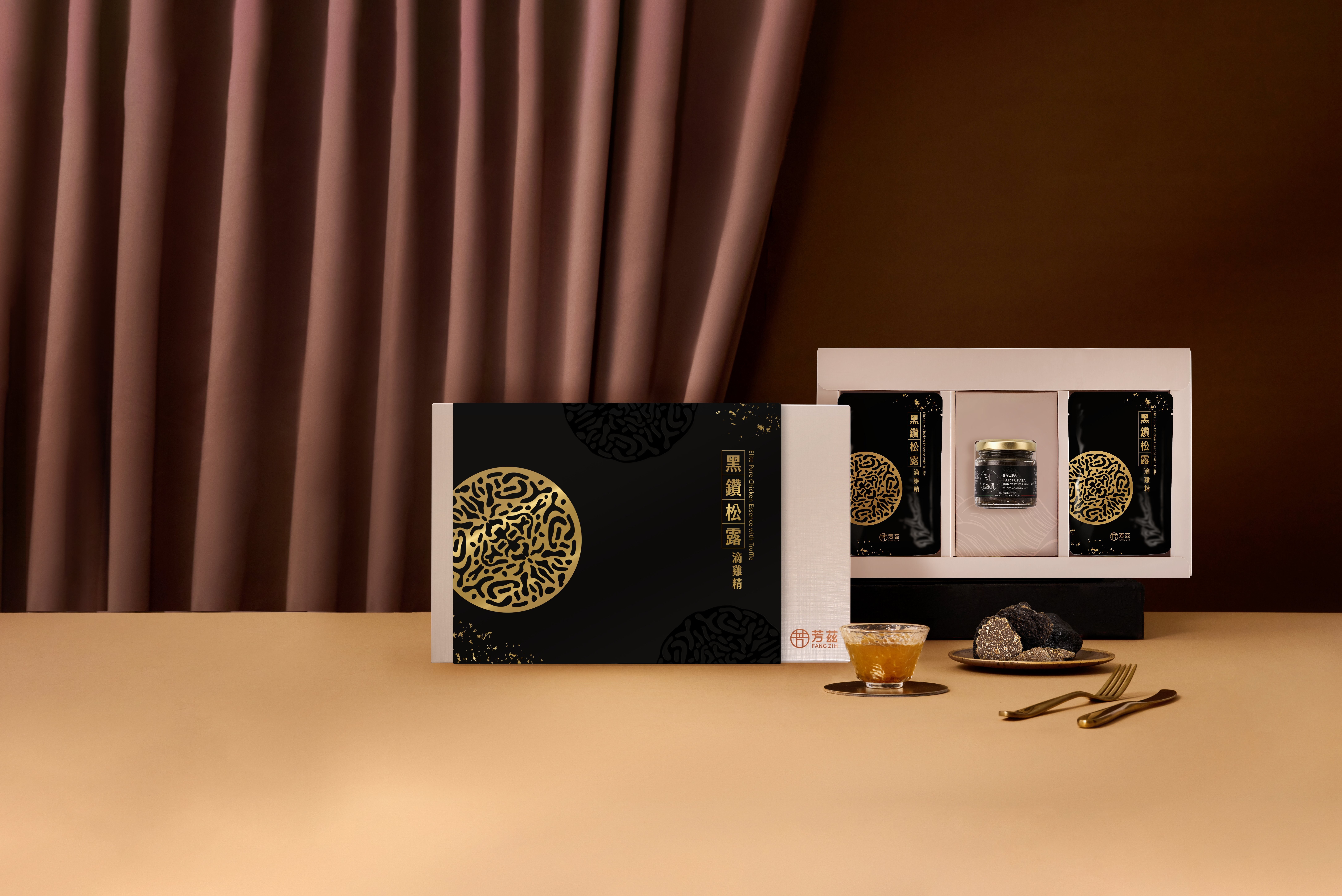 黑鑽松露滴雞精禮盒