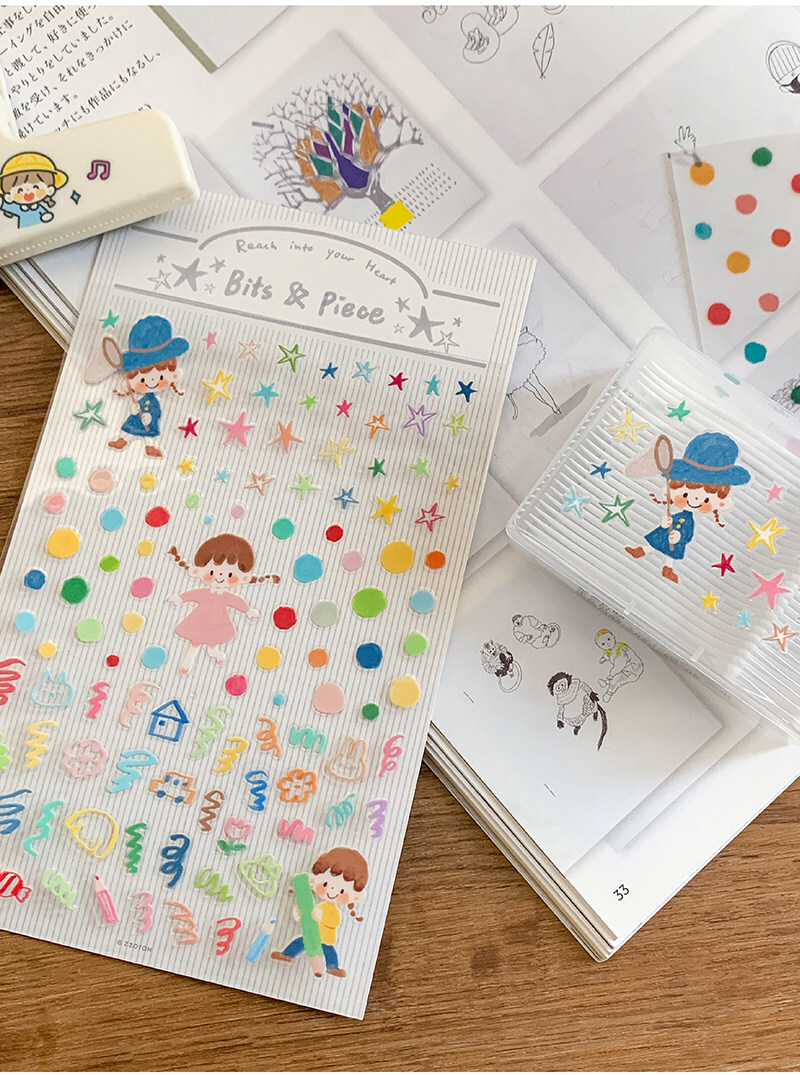 Molinta Sticker Sheet - Waterproof - Bits & Piece