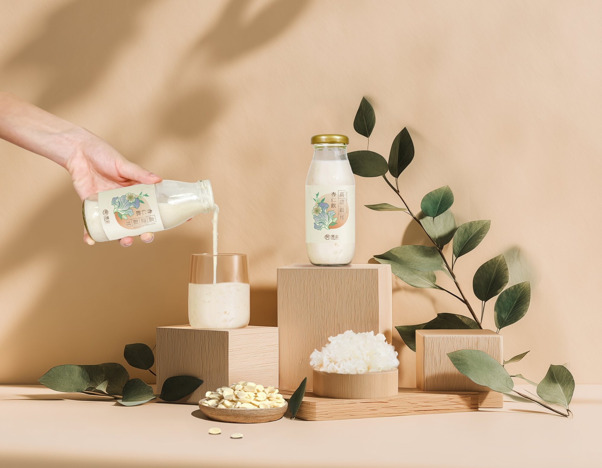 高纖銀耳杏仁飲