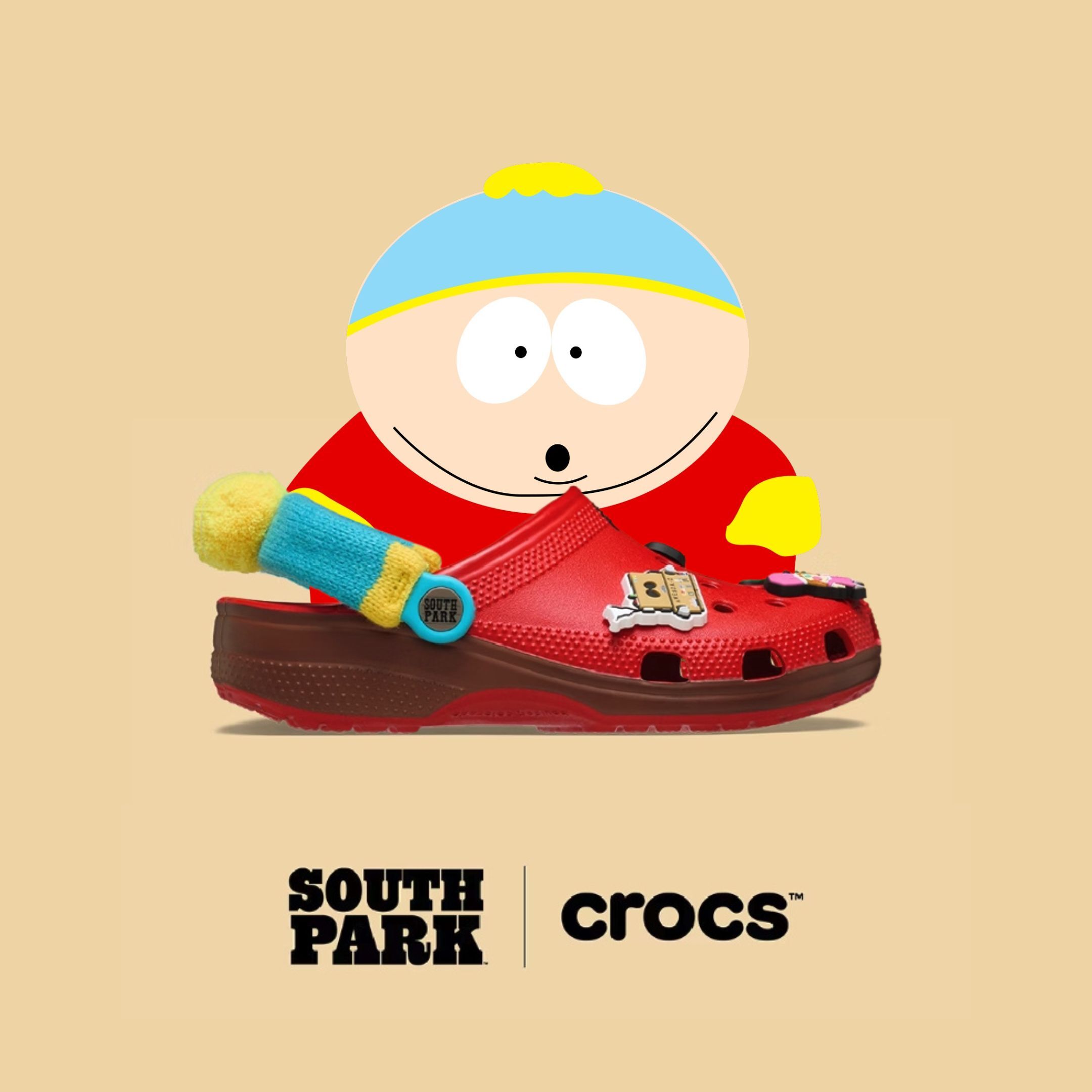 NICEDAY 代購 Crocs Classic Crush x South Park 洞洞鞋 南方公園 南方四賤客 阿ㄆㄧㄚˇ  211500-90H
