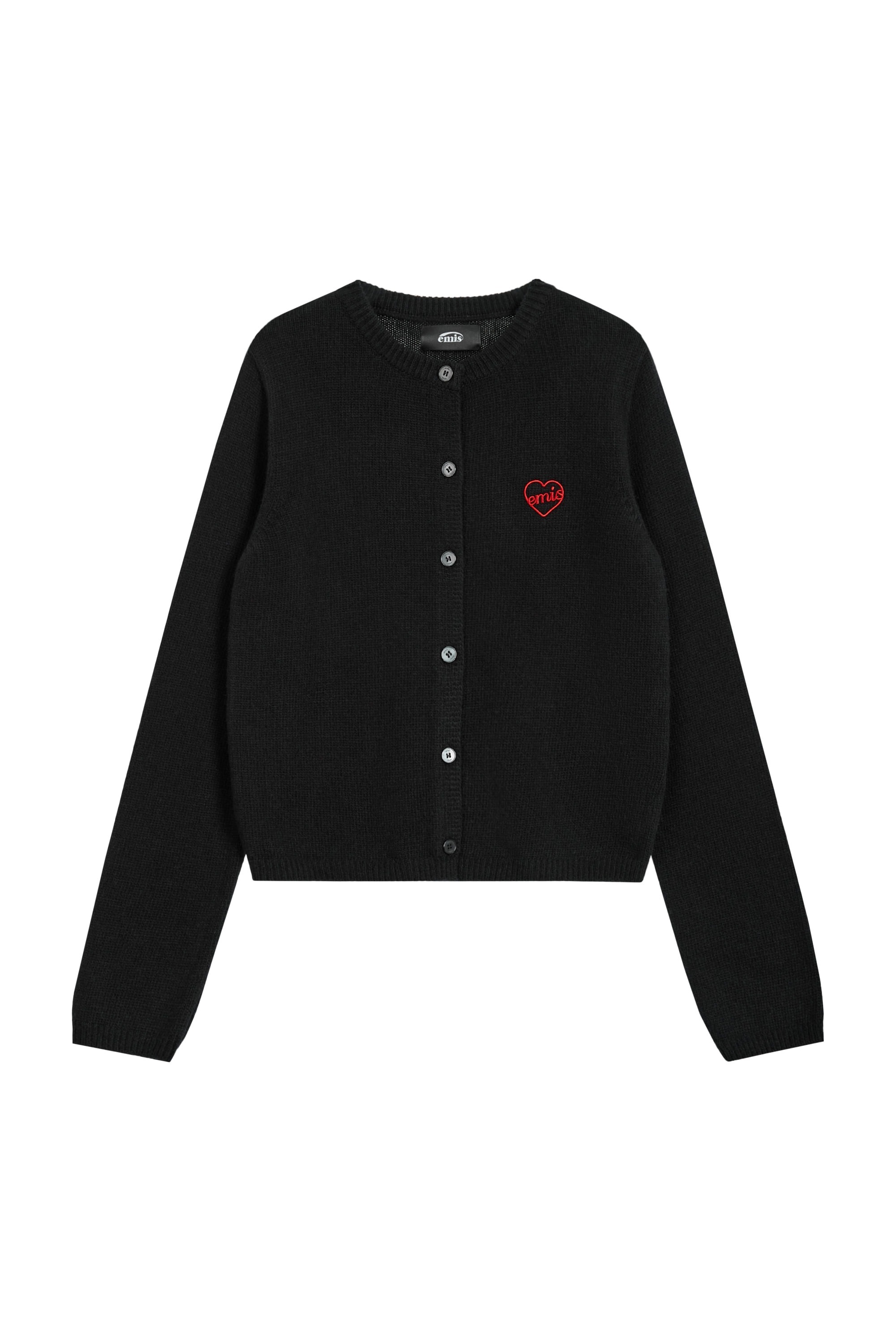 EMIS (W) HEART KNIT CARDIGAN