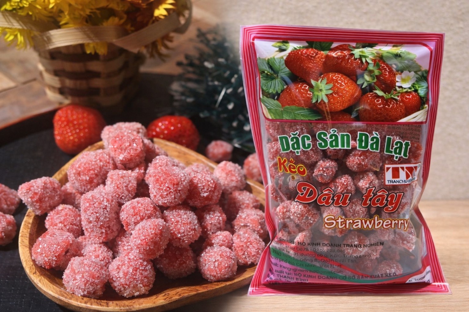 Trang Nghiem Strawberry Candy 200g