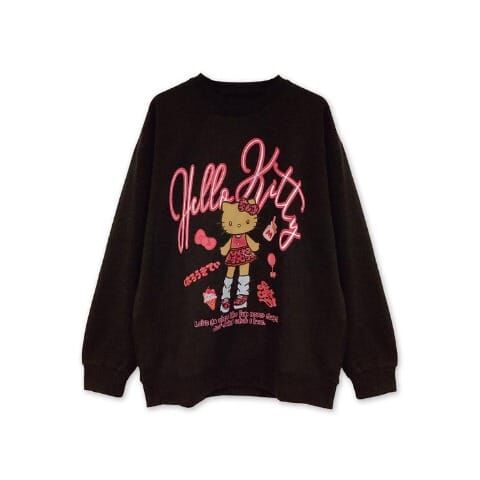 26002-KT Sanrio Hello Kitty 日燒長腿過頭笠 黑色 #JP-SM25-213BK