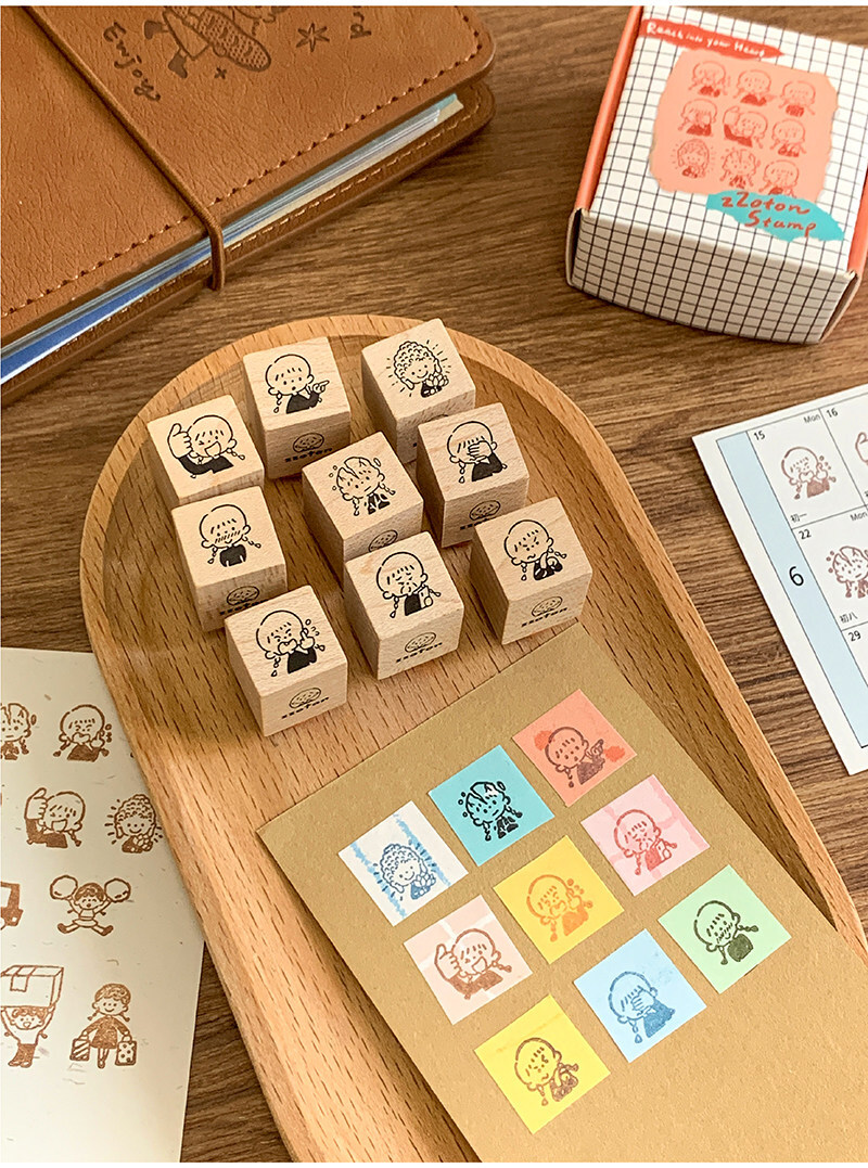 Molinta - Rubber Stamp - Little Emoji v3