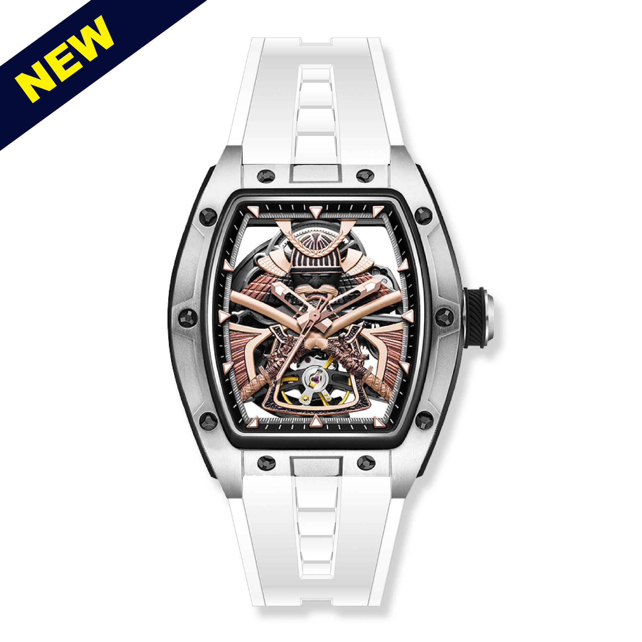 【BENTLEY 賓利】THE BUSHIDO武士道系列 BL-35 酒桶 機械 鏤空 夜光 手錶