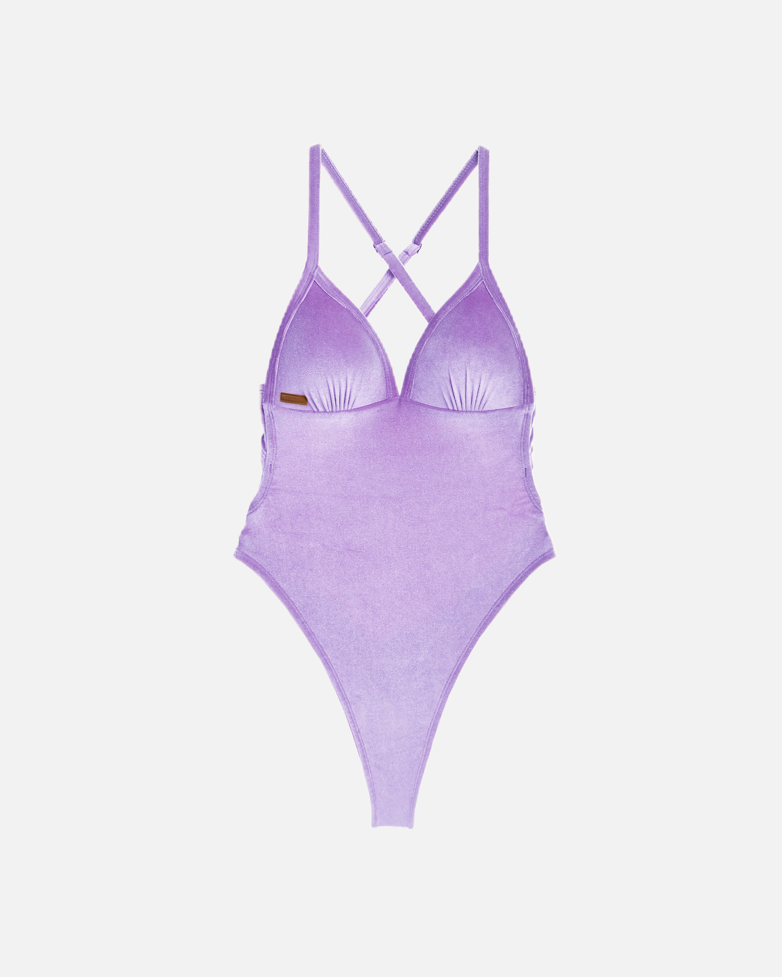 UPVEW 絨布三角美胸海鷗丁連身泳裝特別色-M