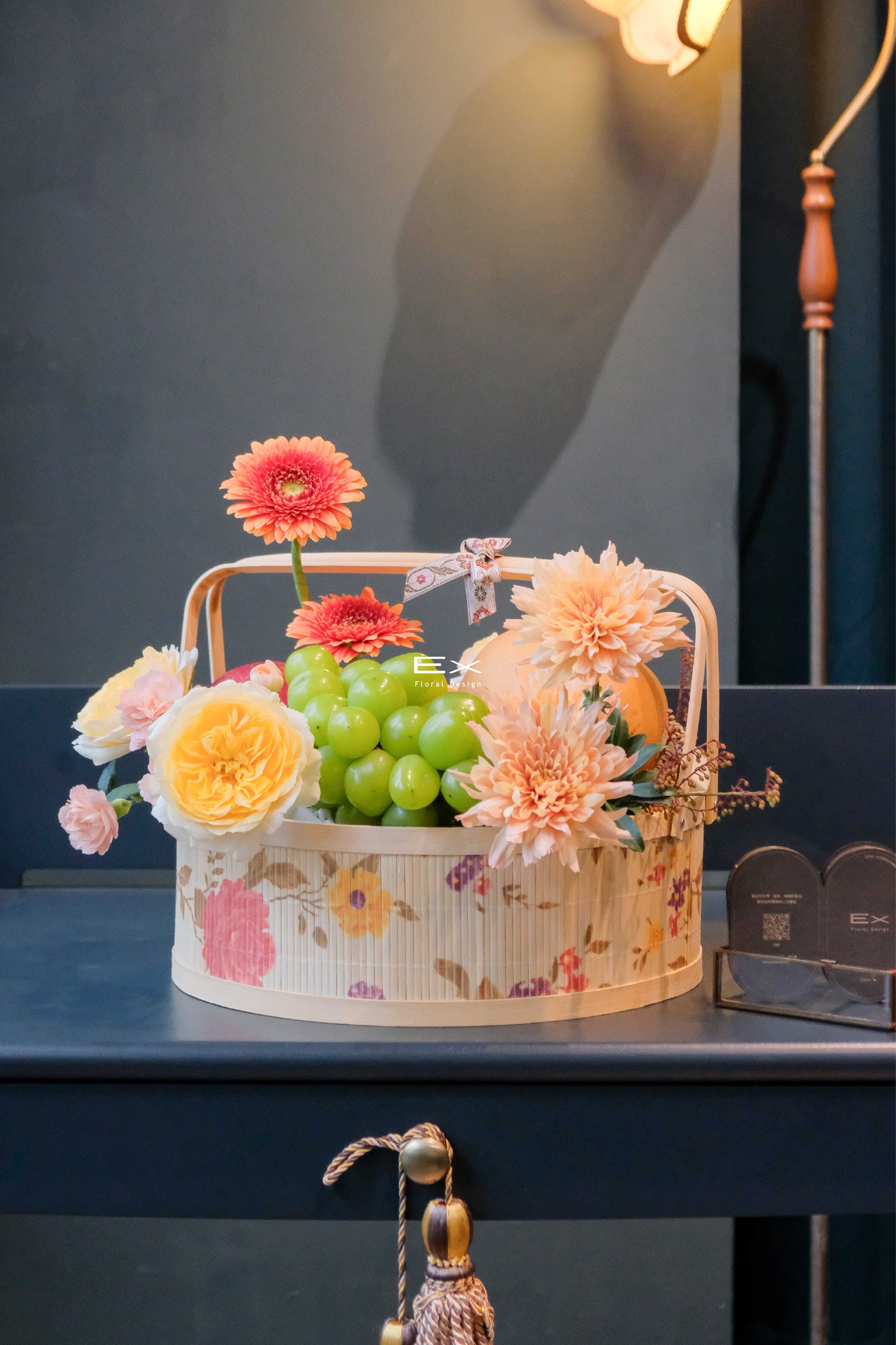 鮮花水果禮籃｜暖果日和 A Warm Day of Fruit