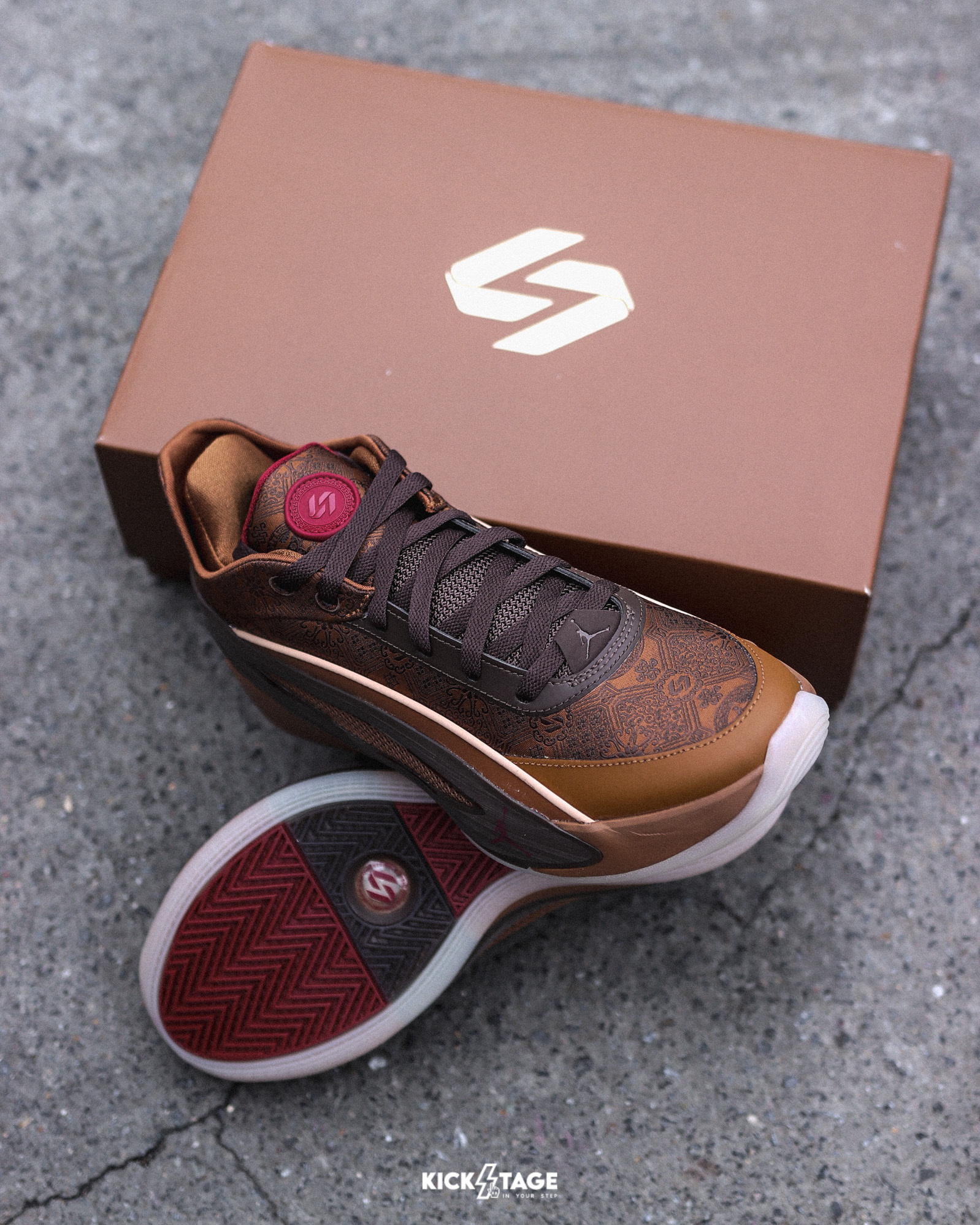 [連線特價售出無退換] 男鞋 NIKE JORDAN LUKA 5 'Year Of The Fire Horse' 咖啡色 馬年 新年 緩震 氣墊 運動 實戰 籃球鞋【IQ0567-201】CNY