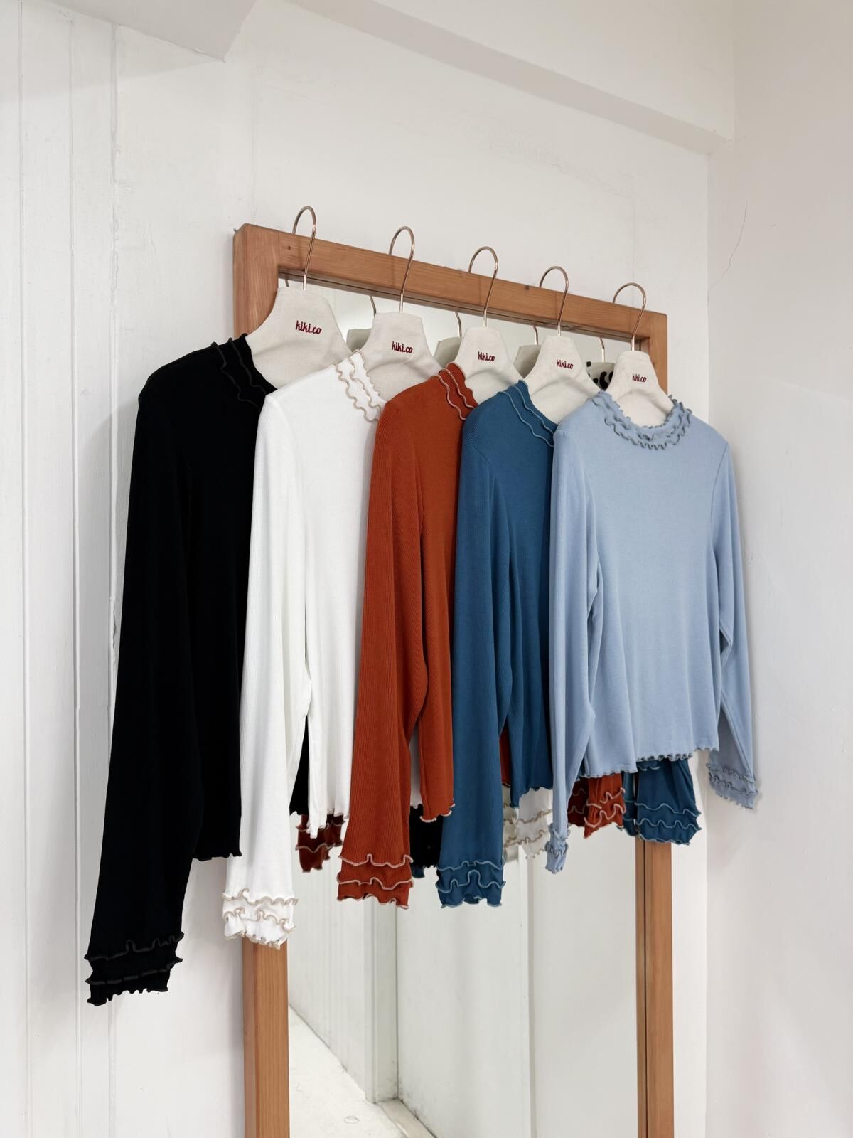 領袖多層ruffle邊打底