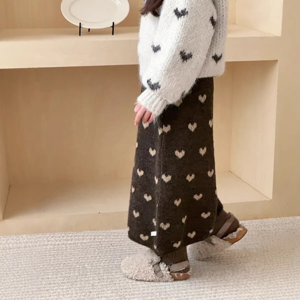 滿滿愛心針織長裙