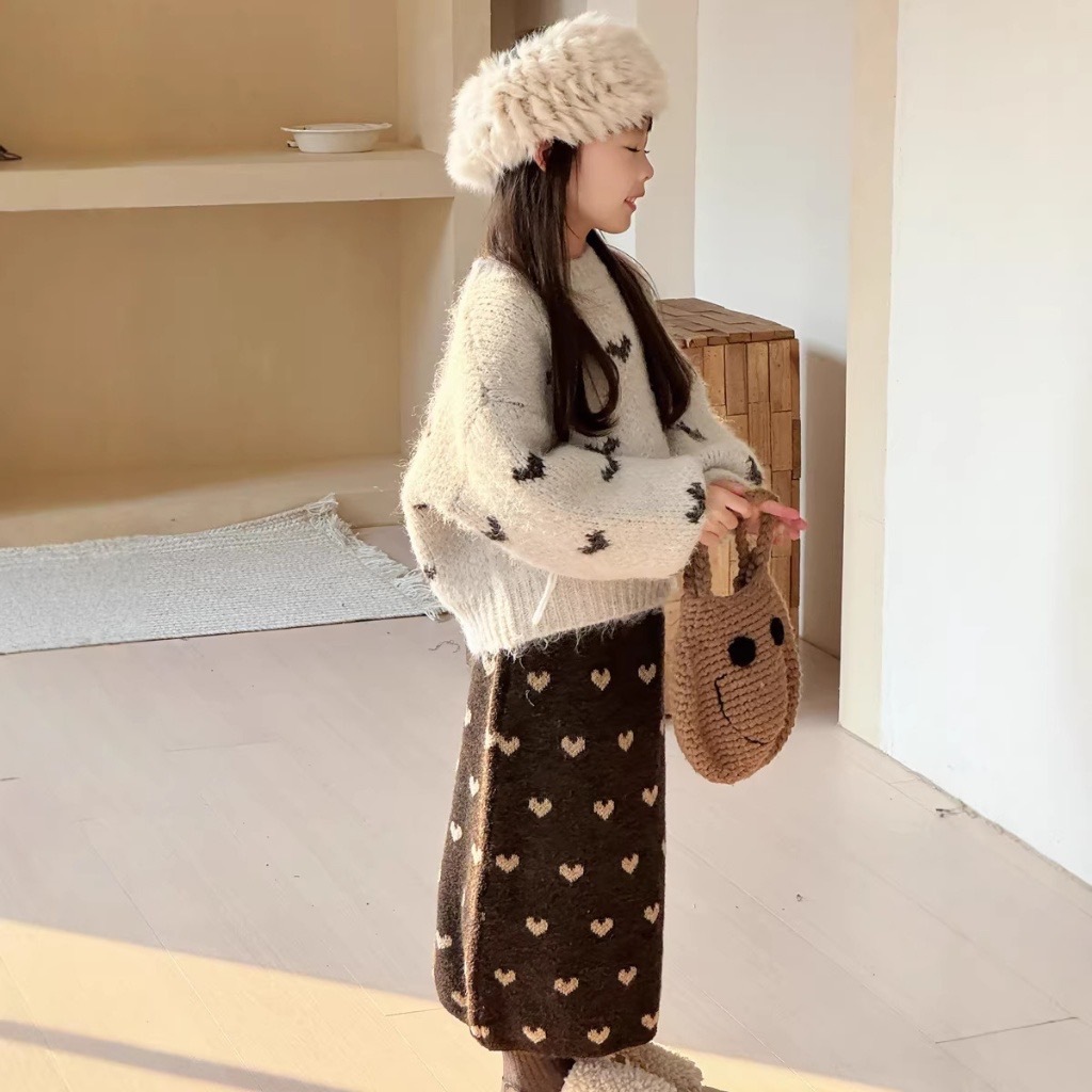 滿滿愛心針織長裙