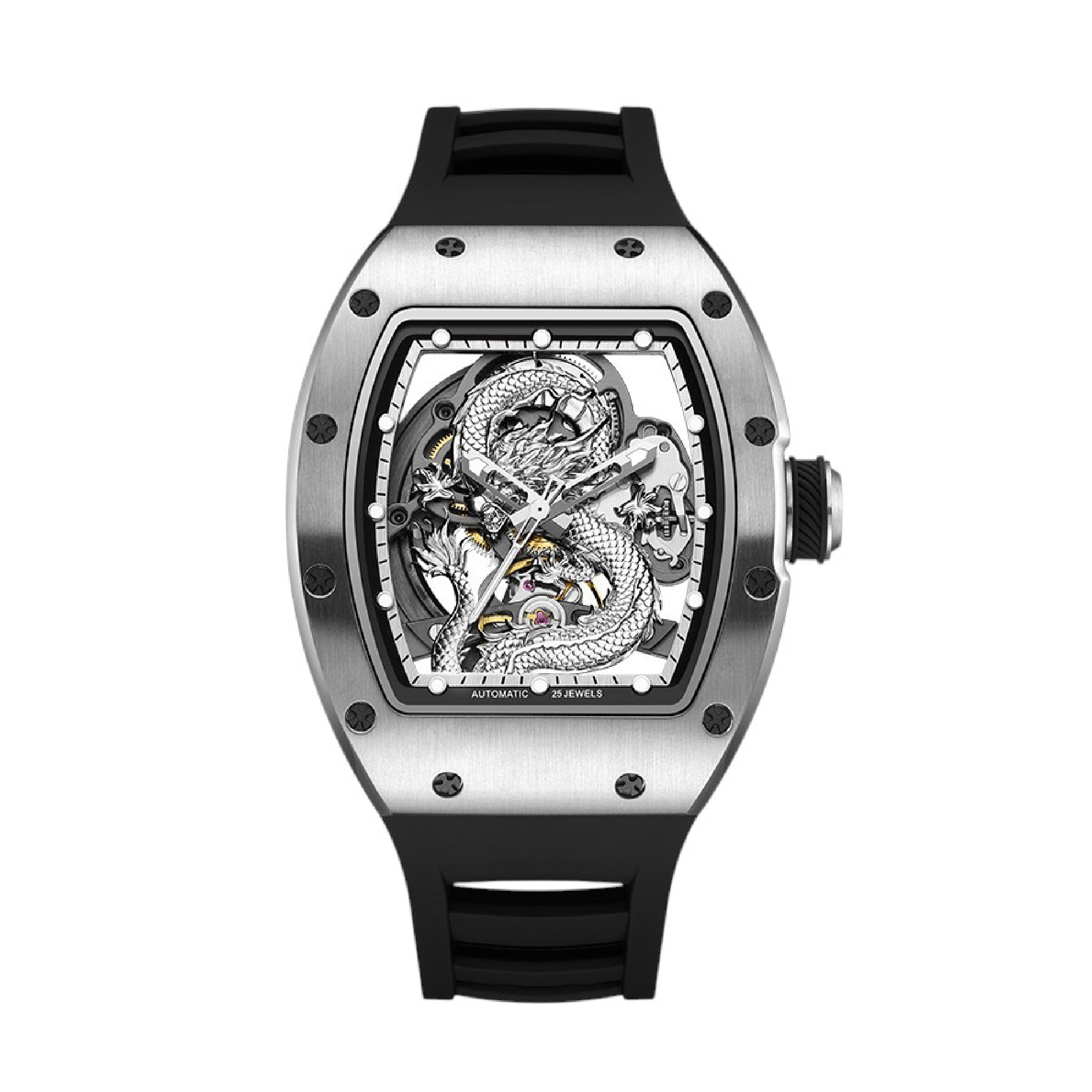 【BENTLEY 賓利】THE VIGOROUS 蒼勁系列 BL-32 限量88支 酒桶 機械 鏤空 夜光 手錶