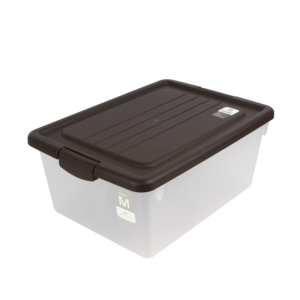 日本品牌 SANKA haco's 儲物箱 M 啡色 (H19 x 32 x 46cm) -214021