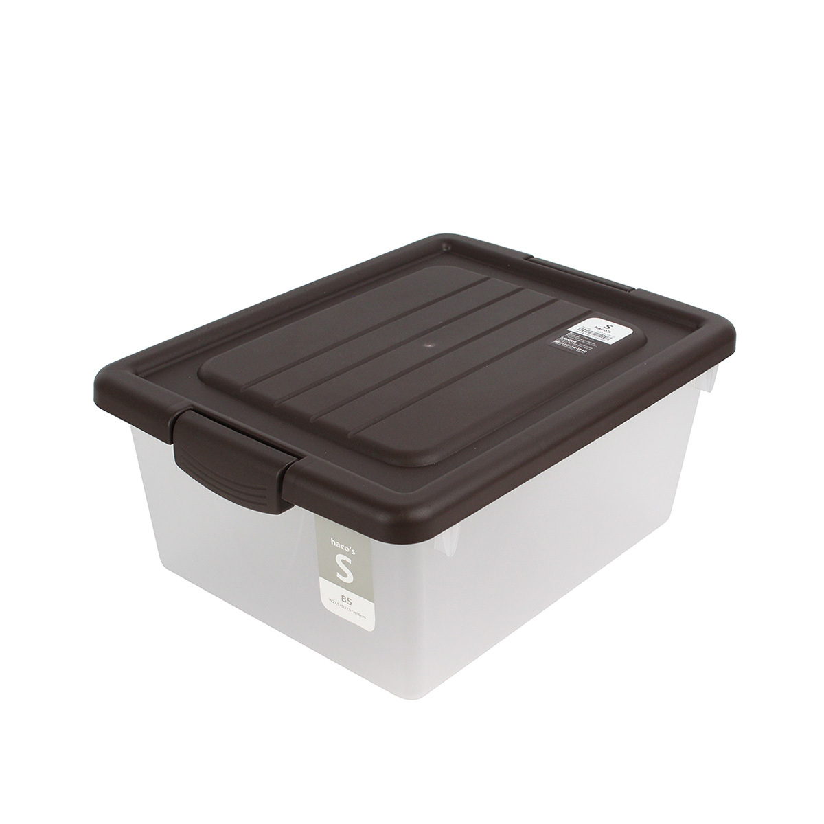 日本品牌 SANKA haco's 儲物箱 S 啡色 (H16 x 28 x 38cm) -214007