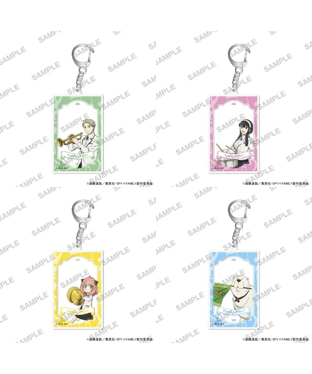 預購-SPY×FAMILY 間諜家家酒 相框風鑰匙圈 樂儀隊Ver. 系列 【日本進口精品】