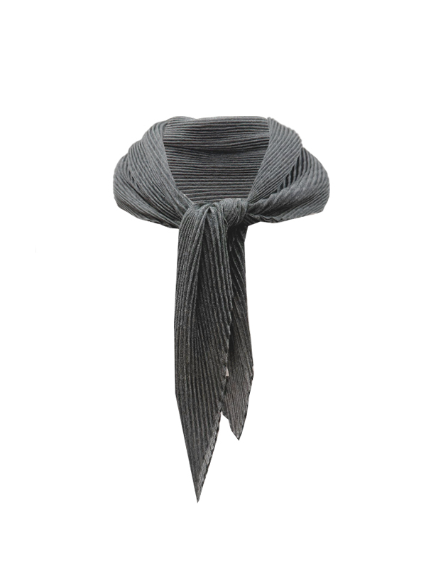 AGNONA 羊絨薄圍巾(灰)