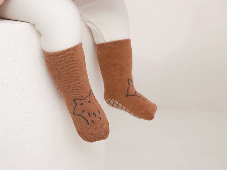 小狐狸止滑襪｜厚款