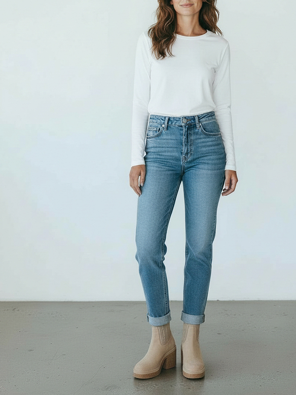 AGNONA 厚底麂皮襪靴