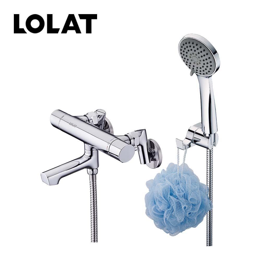 LOLAT恆溫小淋浴水龍頭組-鉻色STP2203H