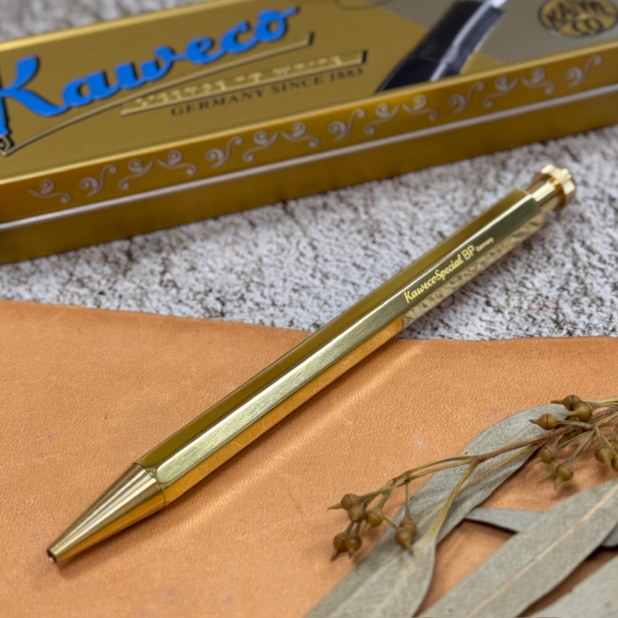 德國 KAWECO ｜ Special 黃銅長版 原子筆