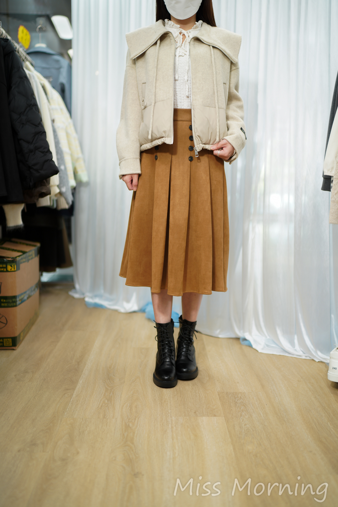 羊毛+鵝絨外套(15014)