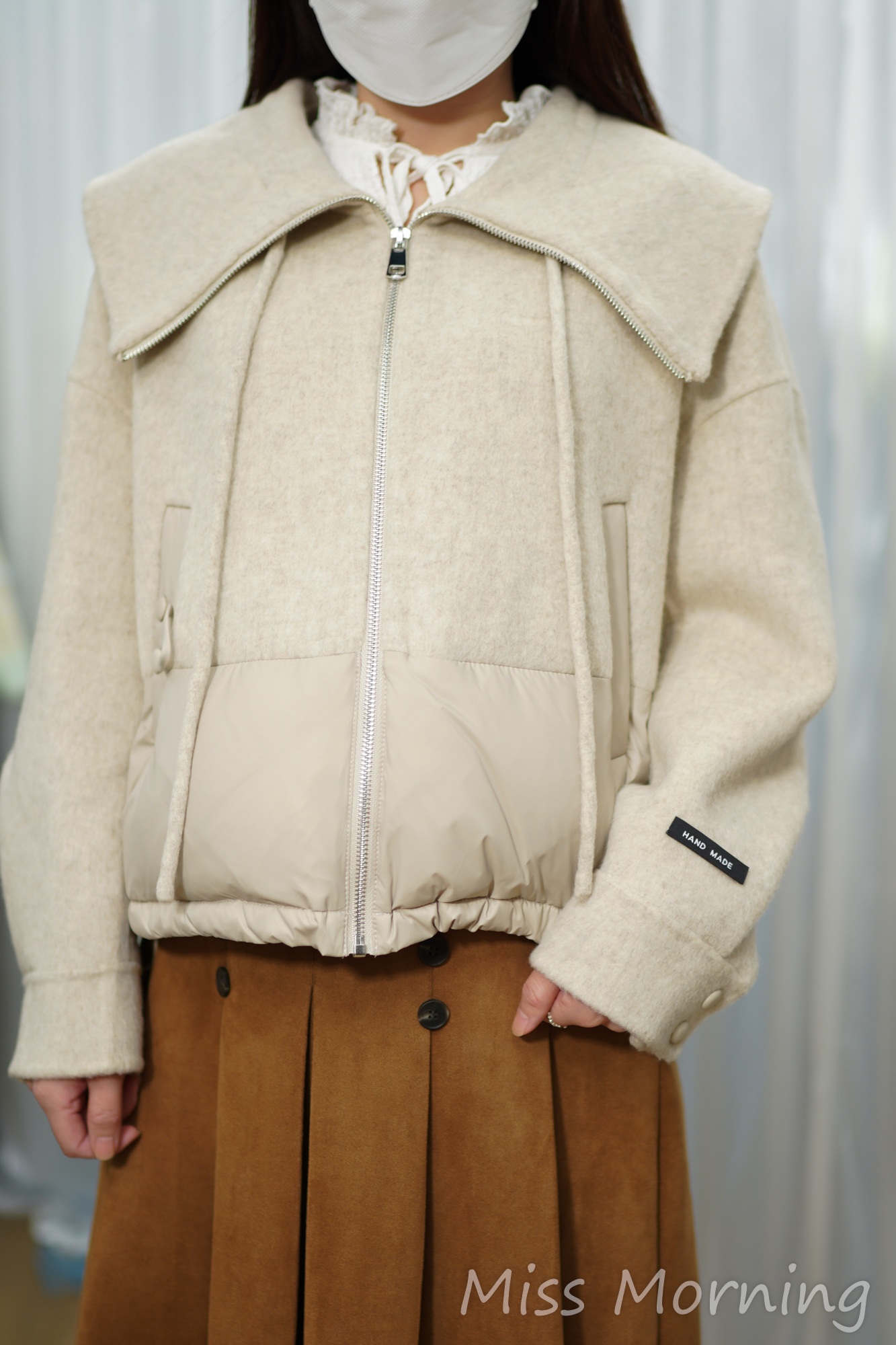 羊毛+鵝絨外套(15014)